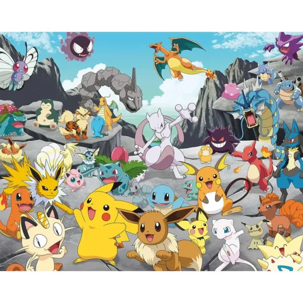 Outlet Puzzle Per Adulti 1500 Pezzi Pokemon Dimensione Puzzle: 80 60 Cm. Puzzle 1000 Pezzi
