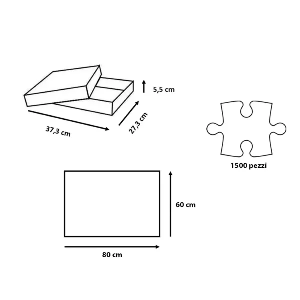 Outlet Puzzle Per Adulti 1500 Pezzi Pokemon Dimensione Puzzle: 80 60 Cm. Puzzle 1000 Pezzi