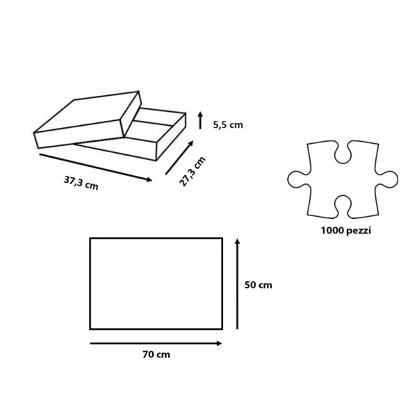 Hot Puzzle Per Adulti 1000 Pezzi Roma Colosseo Dimensione Puzzle: 50 70 Cm Formato Verticale Puzzle 1000 Pezzi