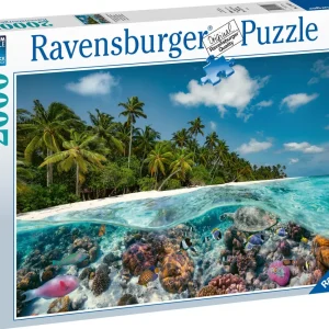Fashion Puzzle Un Tuffo Alle Maldive, 2000 Pezzi, Puzzle Adulti Puzzle 2000 Pezzi