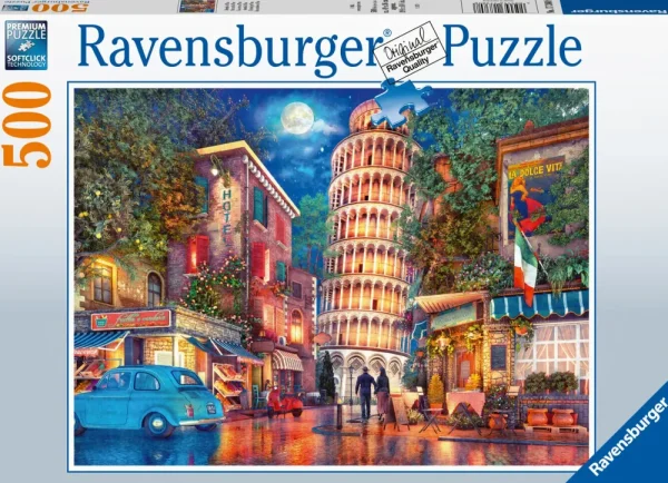 Cheap Puzzle Una Sera A Pisa, 500 Pezzi, Puzzle Adulti Puzzle 500 Pezzi