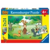 Cheap Puzzle 2X24 Pezzi Curioso Come George Puzzle Per Bambini
