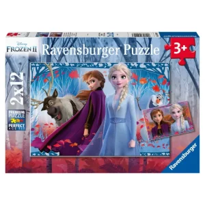 Sale Ravensburger Puzzle 2X12 Pezzi Frozen Puzzle Per Bambini