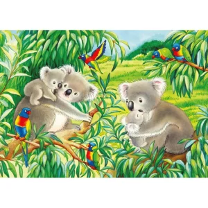 Sale Puzzle 2X24 Pezzi Dolci Koala E Panda Puzzle Per Bambini