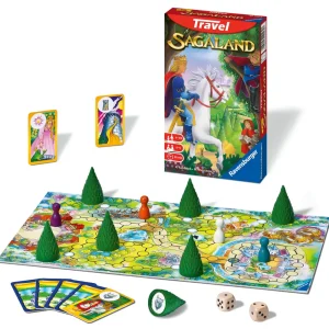 Fashion Sagaland Travel, Gioco Da Tavolo Tascabile, 2-4 Giocatori, 6+ Anni Giochi Tascabili E Da Viaggio
