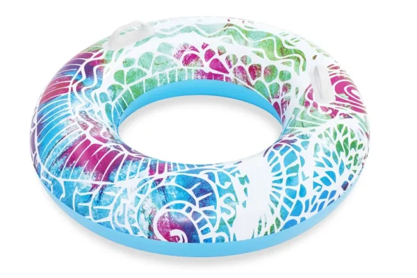 Cheap Salvagente Colori Classici, Cm. 91, 2 Colori Assortiti Salvagenti E Braccioli Bambini