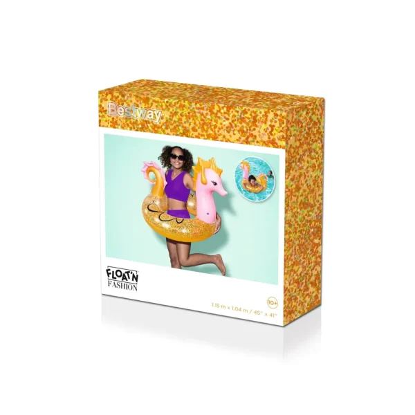 Cheap Salvagente Fashion Cavalluccio Marino Glitterato Cm. 115 Salvagenti E Braccioli Bambini