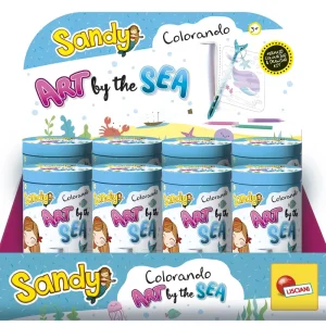 Cheap Sandy Colorando Art By The Sea In Display Da 8 Mosaici, Sabbia, Glitter