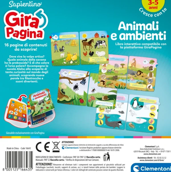 Best Girapagina Libro Animali E Ambienti Primi Apprendimenti