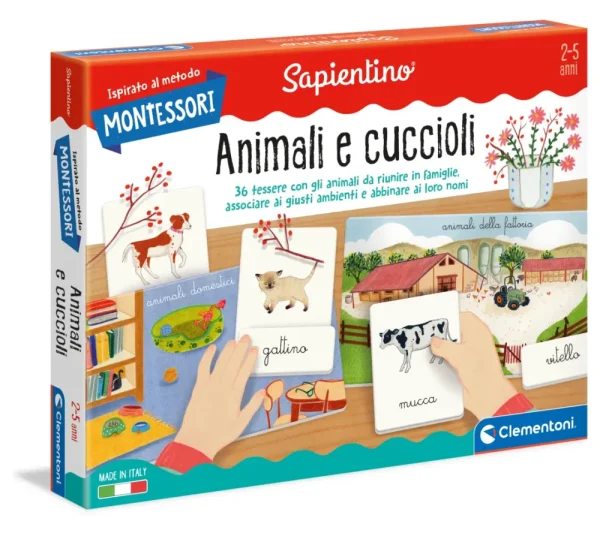 Fashion Montessori Gli Animali E I Loro Cuccioli Primi Apprendimenti