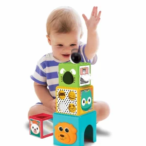 Hot Set 2 In 1 Busy Stack & Nest Ball Drop + Happy Hoops Giochi Di Apprendimento