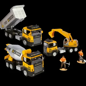 Shop Set 3 Veicoli Action Macchinine Bambini