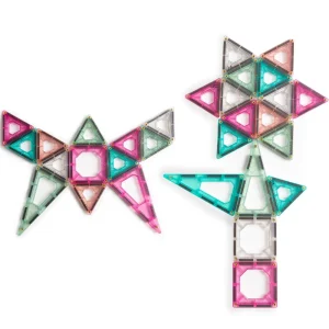 Hot Set Costruzioni Magnetiche Rosa Da 43 Pezzi Costruzioni In Metallo
