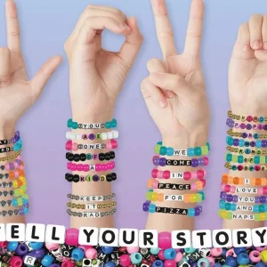 Flash Sale Set Crea I Tuoi Braccialetti Alphabet Bead It'S My Story Moda, Gioielli, Decorazioni, Cosmetici