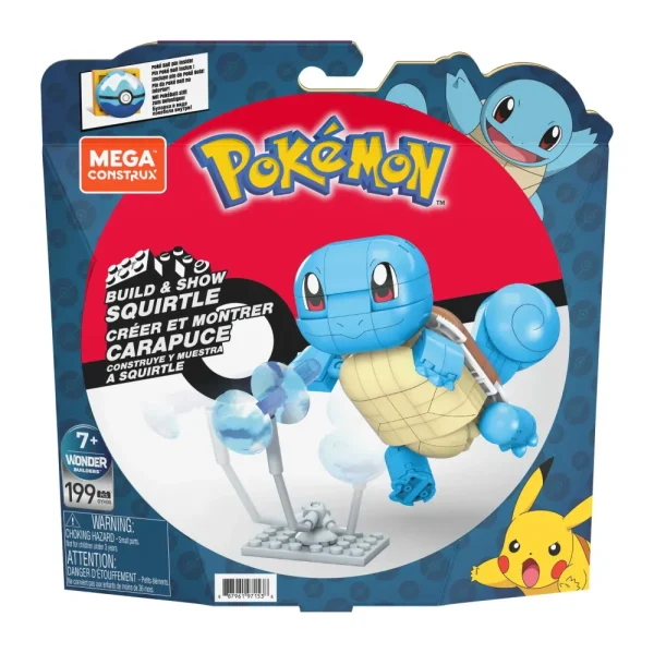 Discount Set Di Costruzioni Mega Construx Squirtle Da Costruire Ed Esporre, Costruzioni Giocattolo Per Bambini Costruzioni Bambini