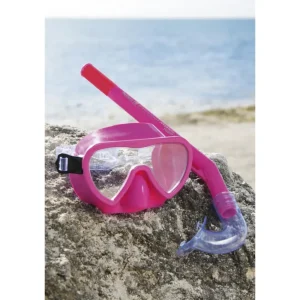 New Set Maschera E Tubo Lil' Glider, 3-6 Anni, 2 Colori Assortiti, Protezione Uv, Lenti In Policarbonato Maschere E Pinne
