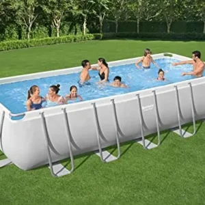 Best Sale Set Piscina Fuori Terra Power Steel ® Da 6.40 M X 2.74 M X 1.32 M Piscine Da Giardino