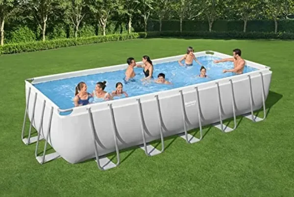 Best Sale Set Piscina Fuori Terra Power Steel ® Da 6.40 M X 2.74 M X 1.32 M Piscine Da Giardino