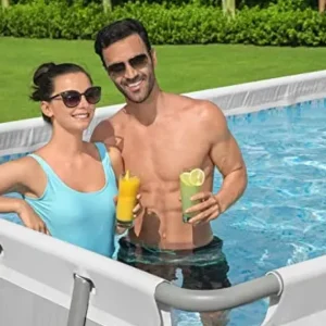 Best Sale Set Piscina Fuori Terra Power Steel ® Da 6.40 M X 2.74 M X 1.32 M Piscine Da Giardino