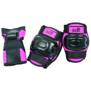 Fashion Set Protezioni Per Pattinaggio, Bici E Altre Attivita Sportive Regolabili, Adatti A Bambini Fino A 50 Kg Disponibile In Rosa E Blu Accessori Per Attivita Sportive