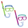 Outlet Set Snorkeling Freestyle, 7-14 Anni, 2 Colori Assortiti, Protezione Uv, Lenti In Policarbonato Maschere E Pinne
