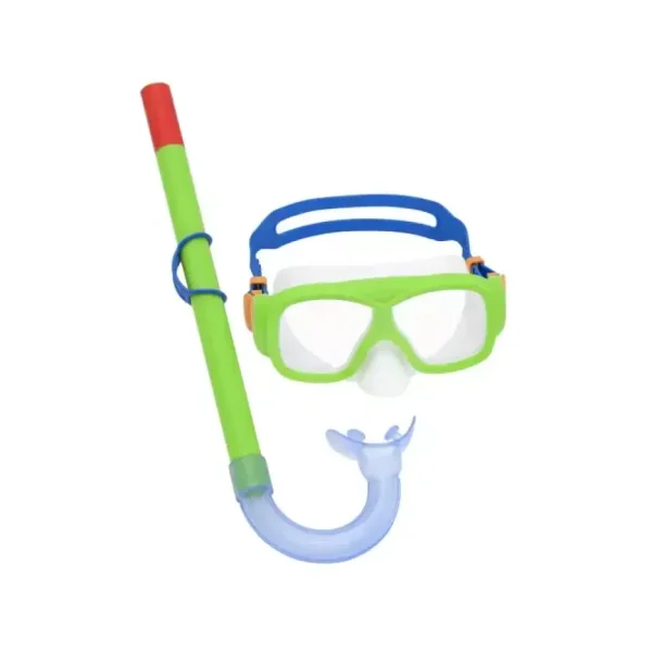 Outlet Set Snorkeling Freestyle, 7-14 Anni, 2 Colori Assortiti, Protezione Uv, Lenti In Policarbonato Maschere E Pinne