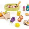 Store Sevi Set Cibo E Accessori (25 Pz) Giochi Di Imitazione In Legno