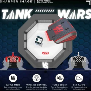 Best Pack Con Due Carri Armati Radiocomandati Battle Track Macchinine Telecomandate