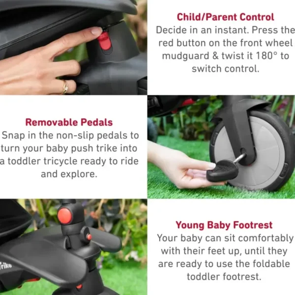 Store Smartrike Str7 7 In 1 Nero Tricicli E Balance Bikes