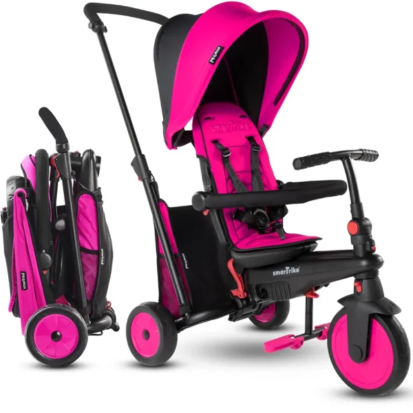 Best Smartrike Str3 Folding 6 In 1 Rosa Tricicli E Balance Bikes