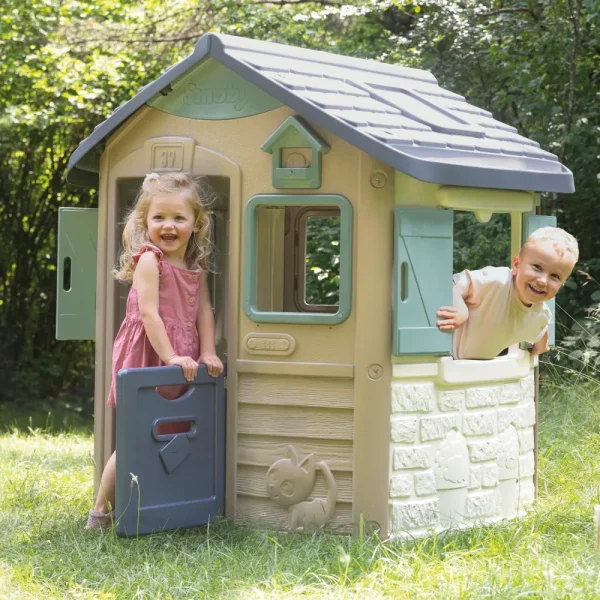 Best Sale Green Casetta Jura Lodge Con Materiali Riciclato Casette Per Bambini