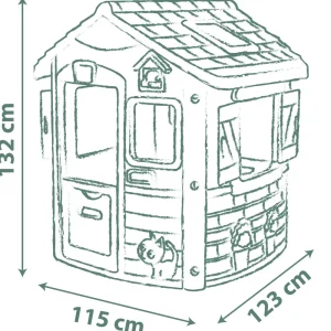 Best Sale Green Casetta Jura Lodge Con Materiali Riciclato Casette Per Bambini