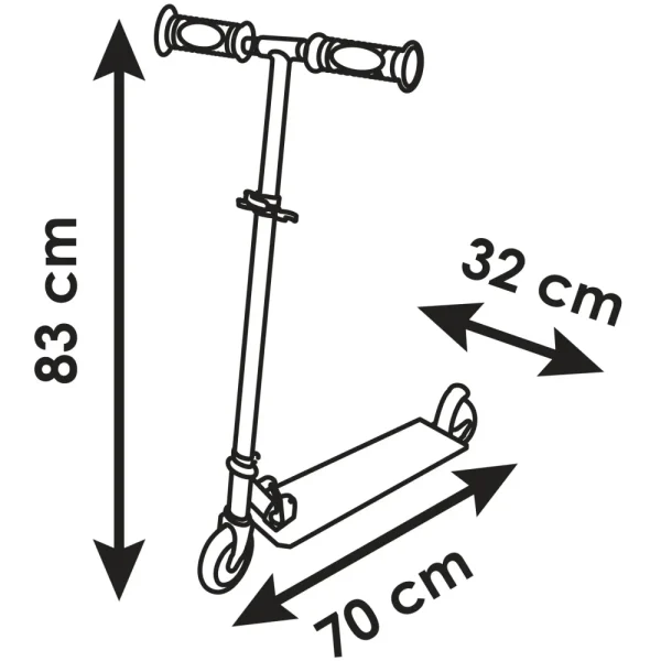 Cheap Monopattino 2 Ruote Di Gabby'S Dollhouse Con Manubrio Regolabile Monopattini