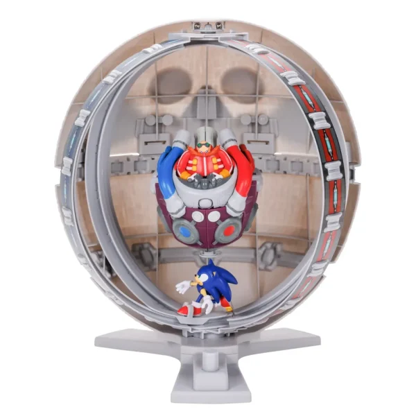 Cheap Death Egg Playset, Set Da Gioco Con 2 Personaggi E Accessori. Sconfiggi Con Il Malvagio Robotnik! Action Figures