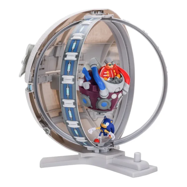 Cheap Death Egg Playset, Set Da Gioco Con 2 Personaggi E Accessori. Sconfiggi Con Il Malvagio Robotnik! Action Figures