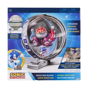 Cheap Death Egg Playset, Set Da Gioco Con 2 Personaggi E Accessori. Sconfiggi Con Il Malvagio Robotnik! Action Figures