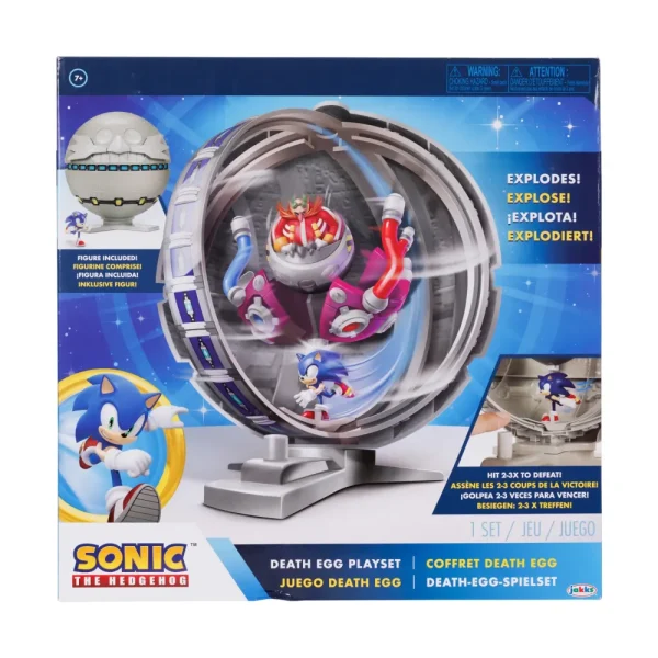 Cheap Death Egg Playset, Set Da Gioco Con 2 Personaggi E Accessori. Sconfiggi Con Il Malvagio Robotnik! Action Figures