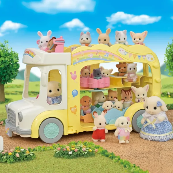 Sale Asilo Il Bus Arcobaleno Sole Mini Dolls