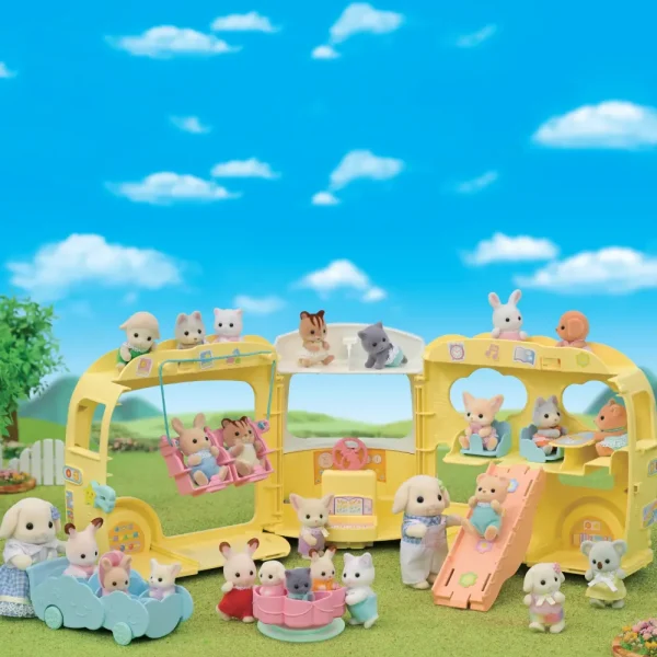 Sale Asilo Il Bus Arcobaleno Sole Mini Dolls