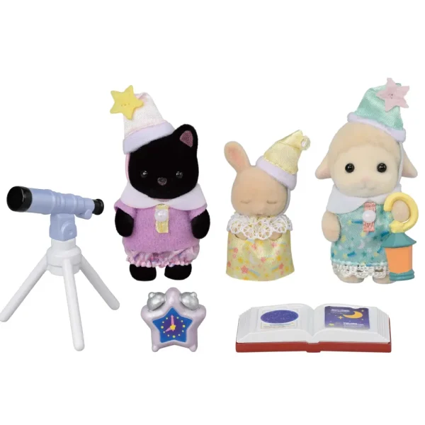 Outlet Personaggi Collezionabili Amici Dell'Asilo Trio Pigiama Party Mini Dolls