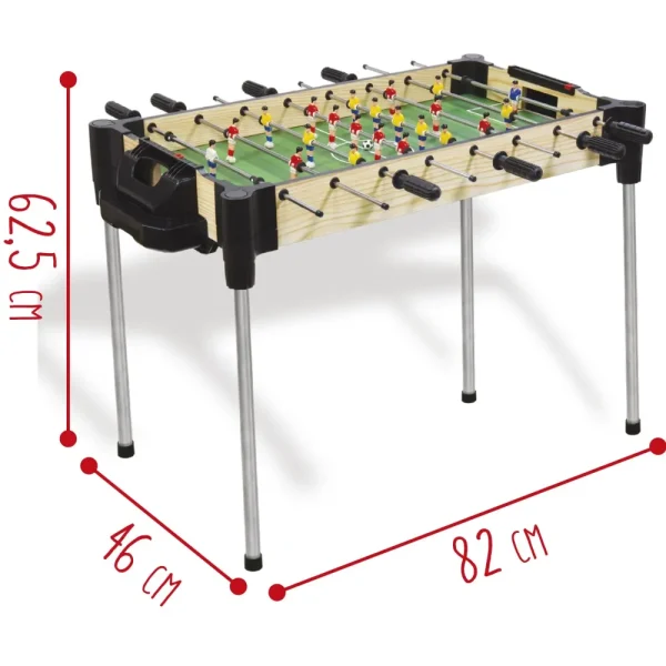 Cheap Table 2 In 1 82Cm Calcio Balilla E Biliardo