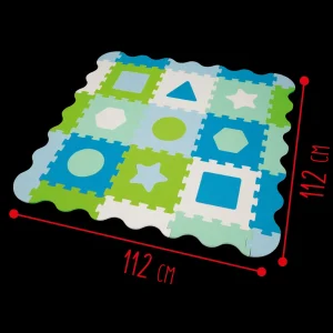 Cheap Tappeto Puzzle Con Forme Geometriche Palestrine E Tappeti Gioco