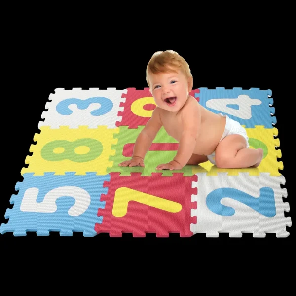 Best Sale Tappeto Puzzle Numeri 9Pz Palestrine E Tappeti Gioco