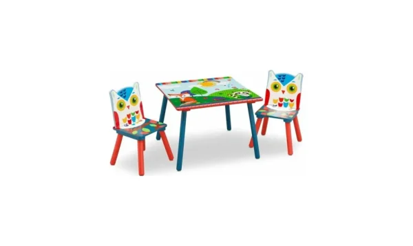 Outlet Tavole E Sedie In Legno Gufo Centri Gioco