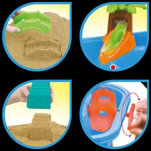 Sale Tavolino Acqua E Sabbia: Gioco Educativo Per Bambini Da 18 Mesi Ideale Per Mare, Giardino E Piscina Centri Gioco