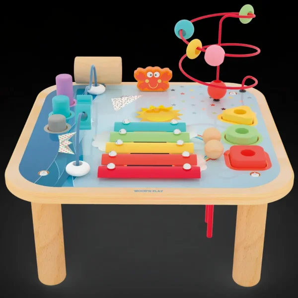 Best Sale Tavolino Multiattivita' Giochi Da Tavolo In Legno