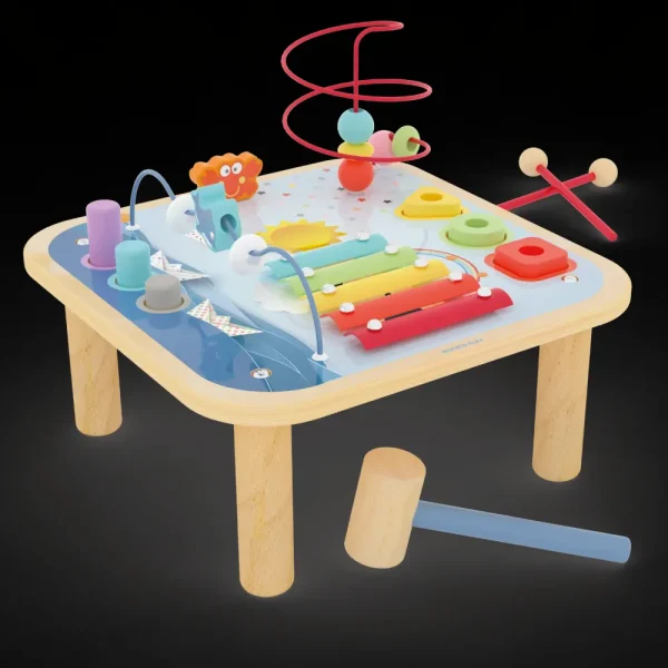 Best Sale Tavolino Multiattivita' Giochi Da Tavolo In Legno