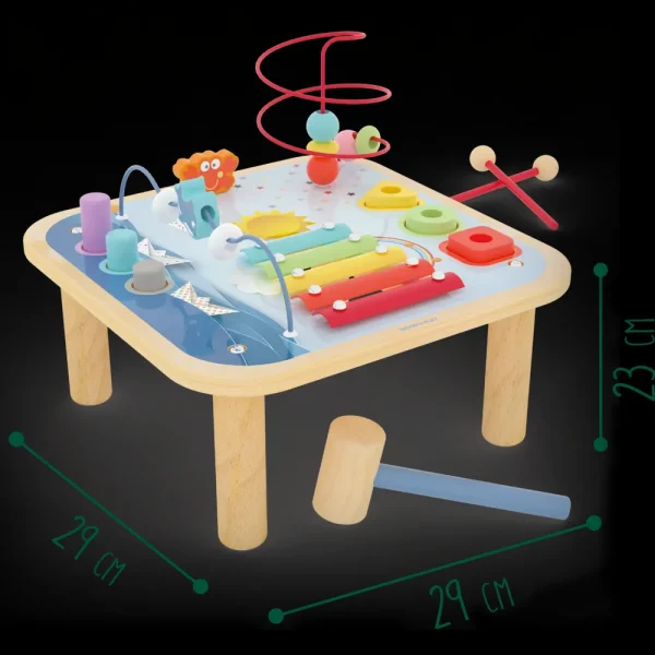 Best Sale Tavolino Multiattivita' Giochi Da Tavolo In Legno