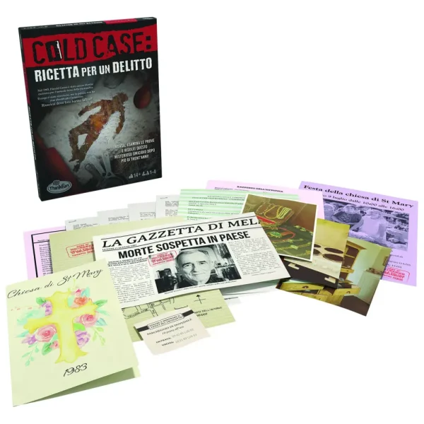 Fashion Thinkfun Cold Case 2: Ricetta Per Un Delitto, Gioco Di Logica E Indagine Per Adulti, 1-4 Giocatori, Eta 14+ Anni Giochi Escape Room Ed Enigmi