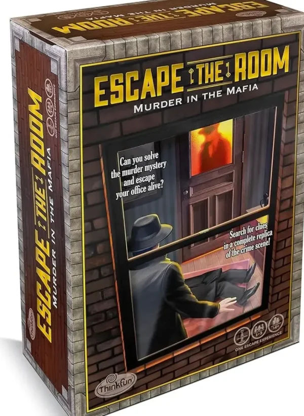 Cheap Thinkfun Escape The Room: Omicidio Di Mafia, Gioco Di Logica Da Tavolo Per Adulti, 13 Giocatori, Eta 14+ Anni Giochi Escape Room Ed Enigmi
